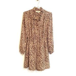 [LOFT] Leopard Pattern Dress - Size 4